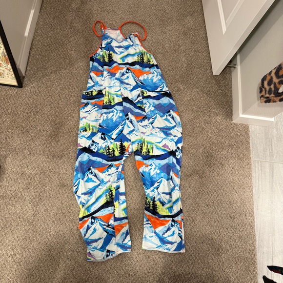 free people movement Pants - Free People Hot Shot Printed Mountain Scene Onesie